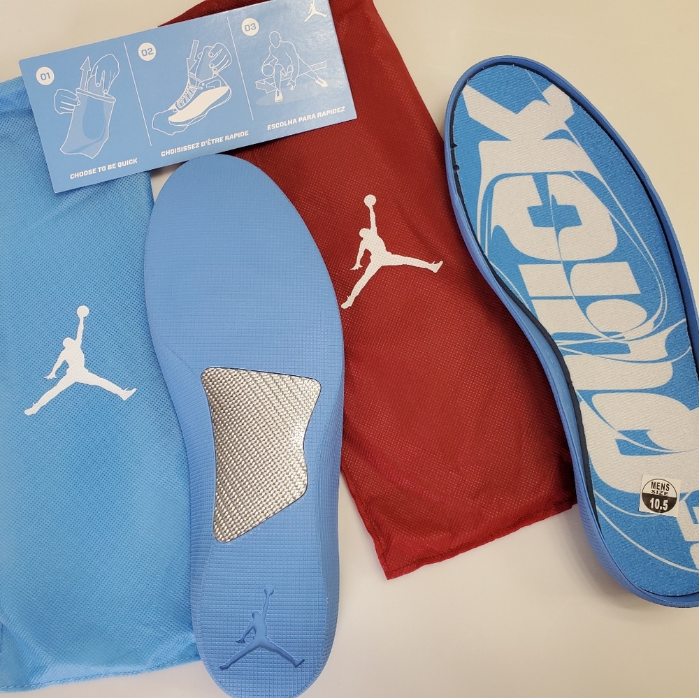 Air Jordan "Be Quick" Carbon Fiber Insoles NEW